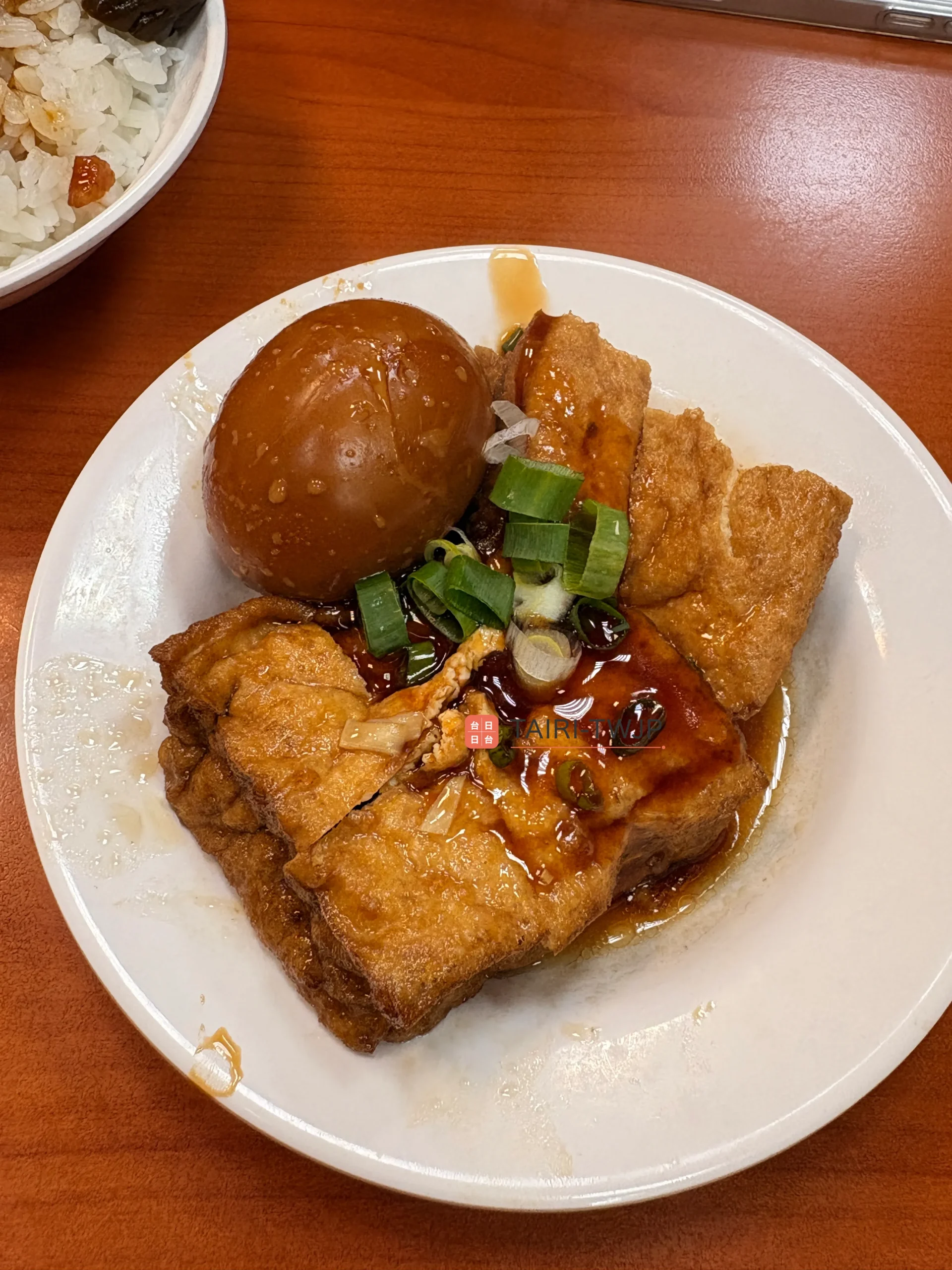 黄記滷肉飯-油豆腐-滷蛋