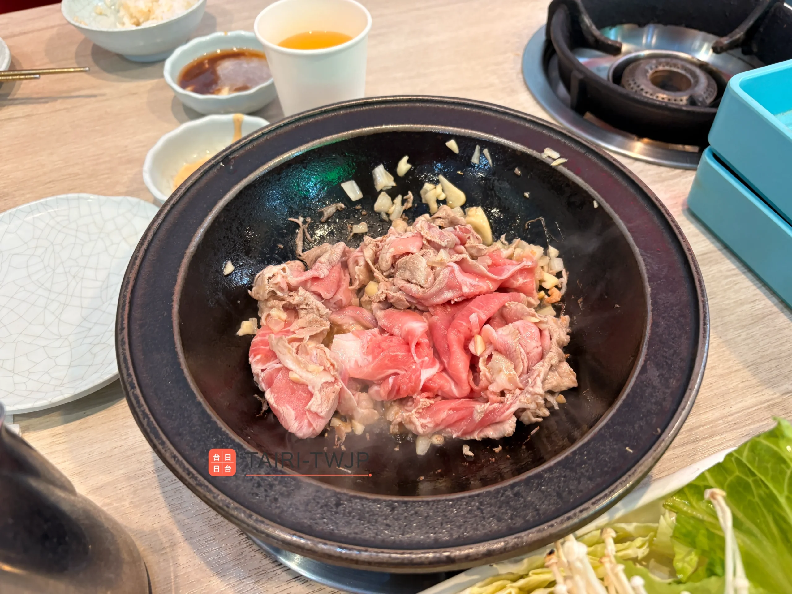 麻煮迷你石鍋燒-お肉焼き