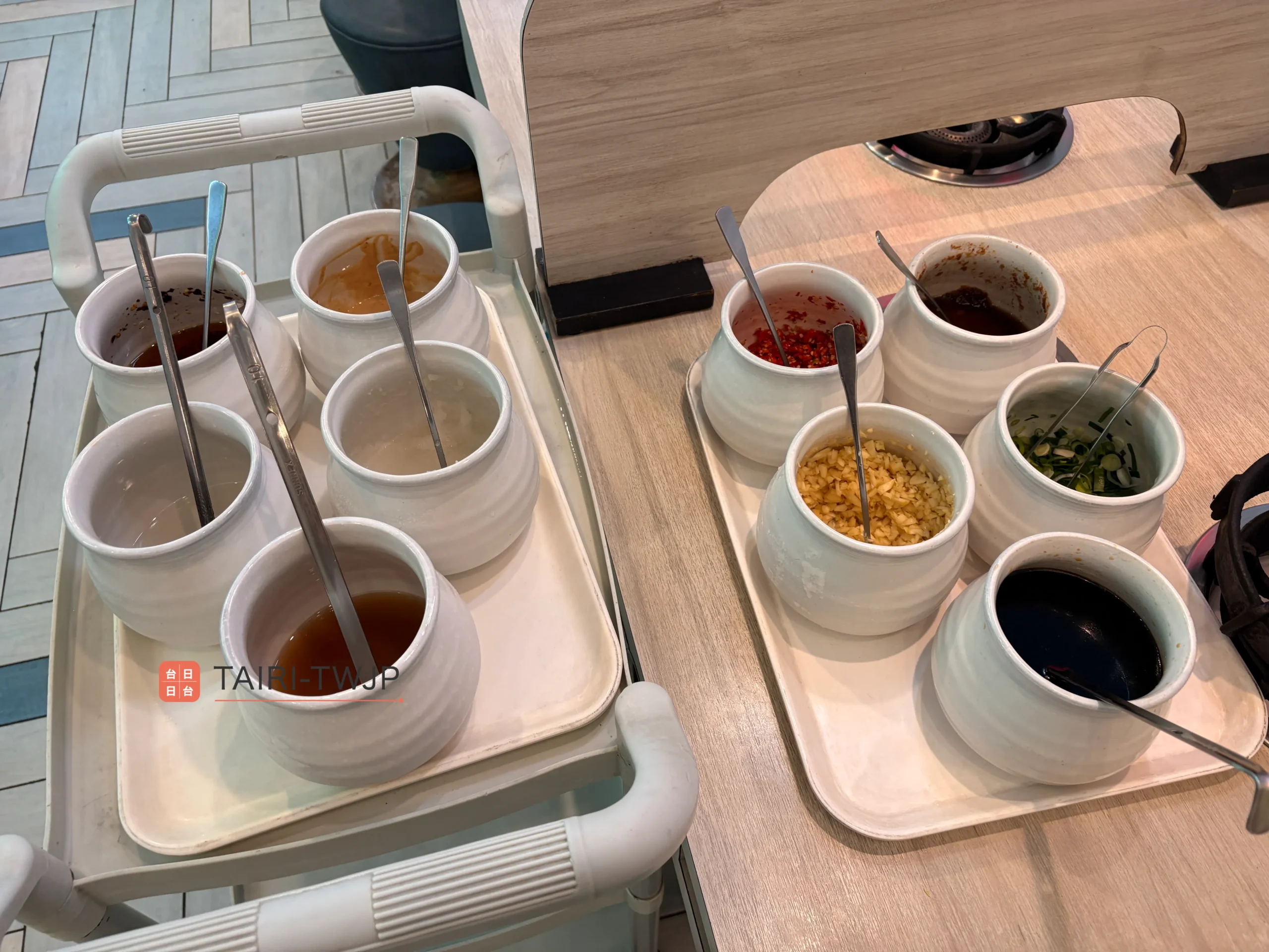 麻煮迷你石鍋燒-タレコーナー