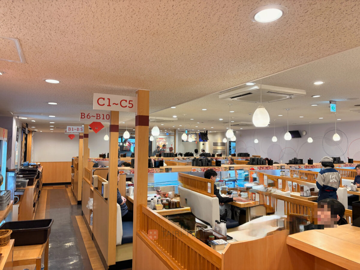 はま寿司民權中山店の店内