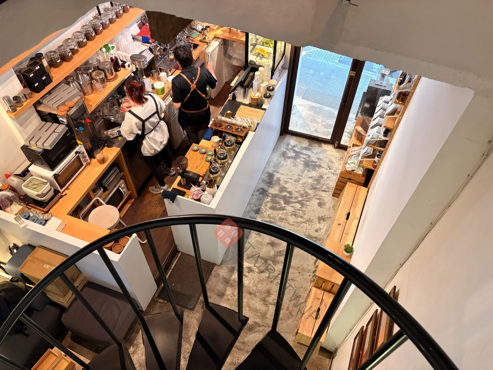 琢磨咖啡の店内