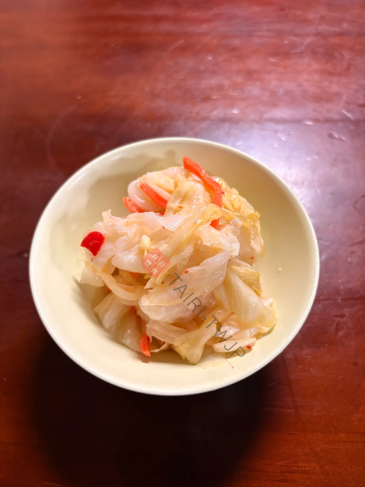 阮家廚坊のキムチ