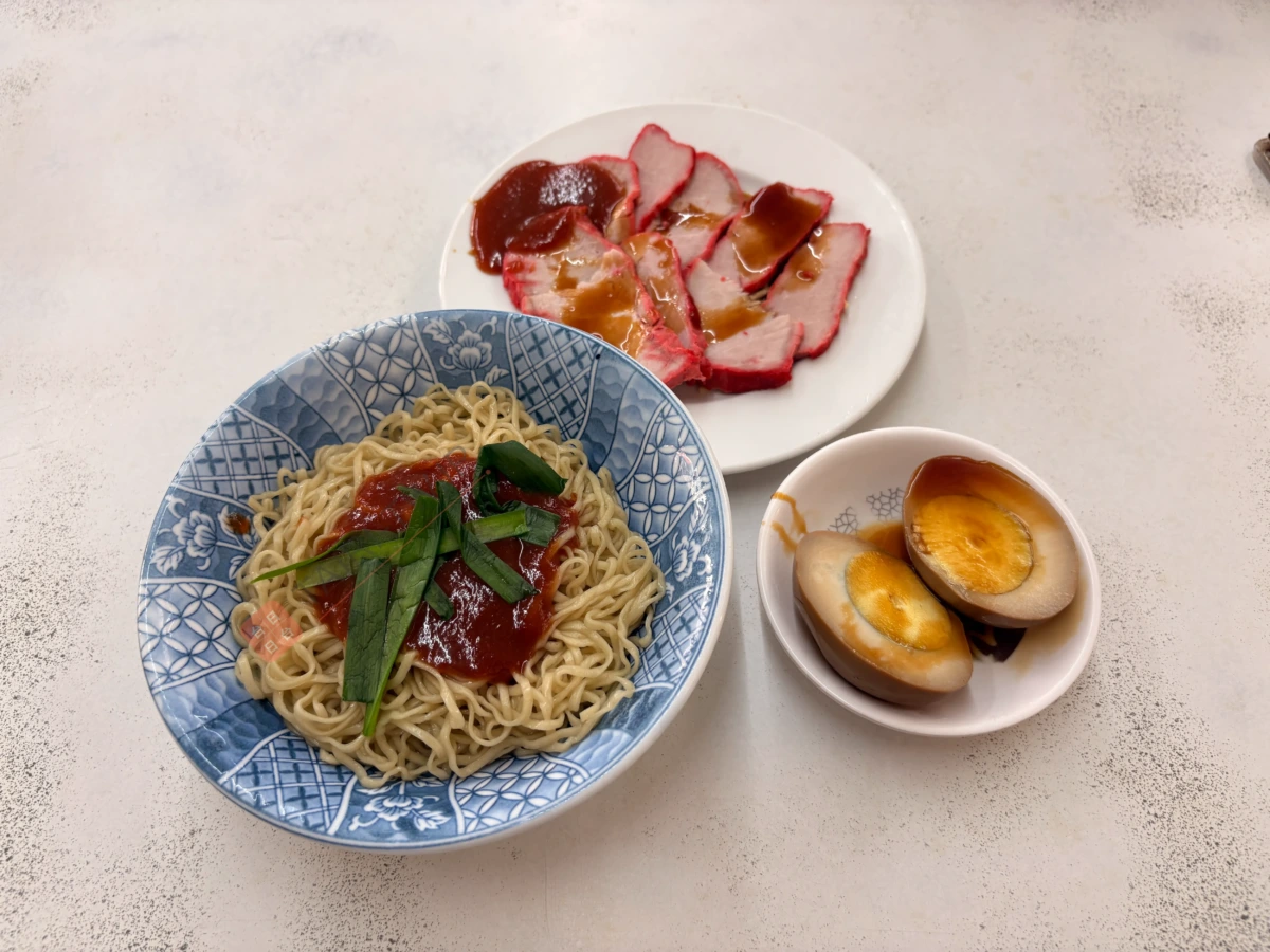意麺王の料理全体図